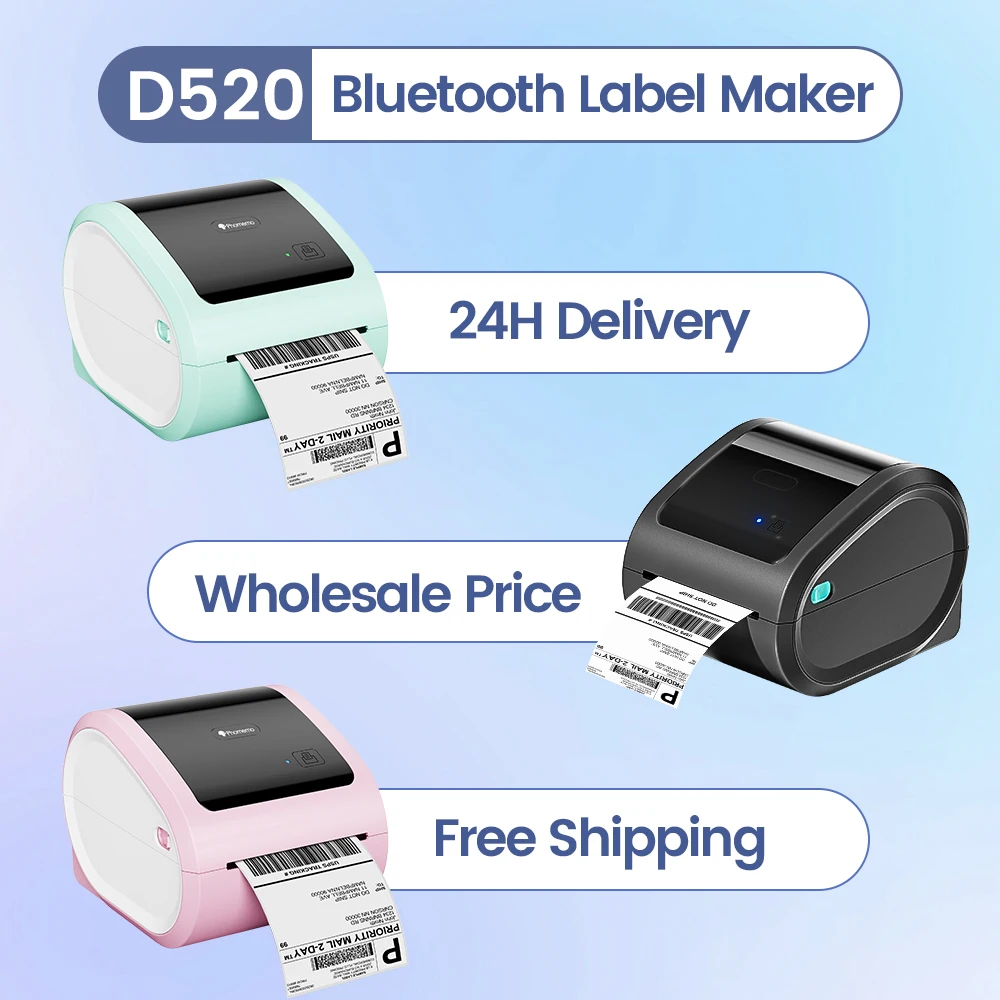 Commercial Printing Paper - Impressora de envio bluethooth sem fio