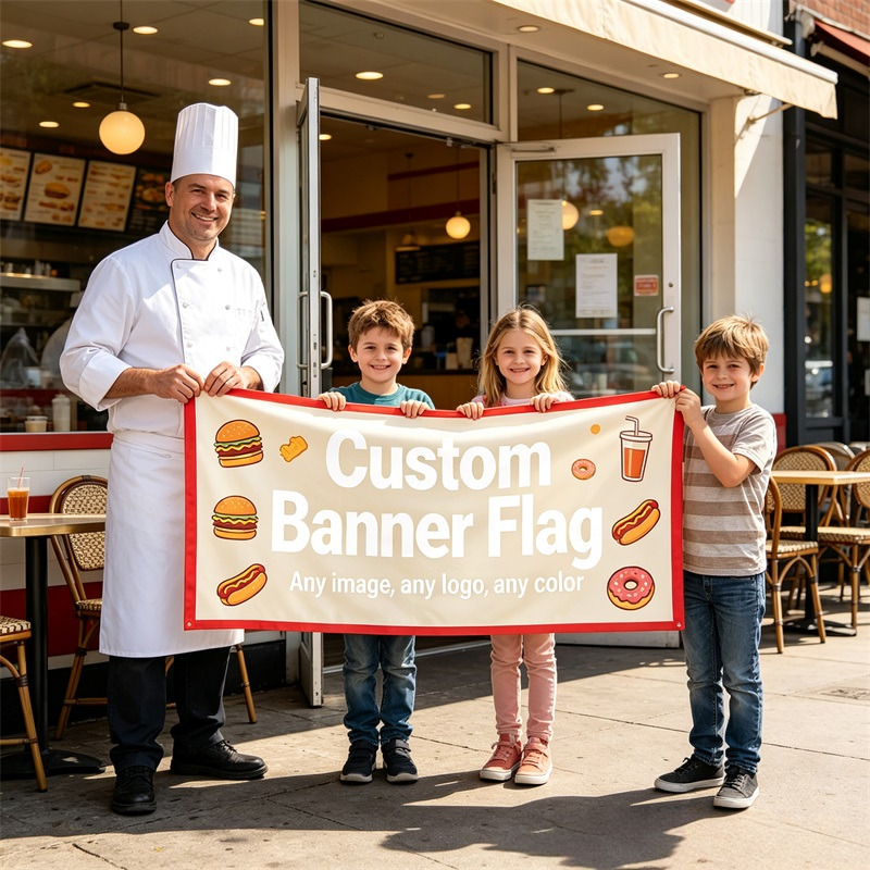 Commercial Printing Market - Bandeiras Publicitárias Personalizadas para Exterior, Duráveis,