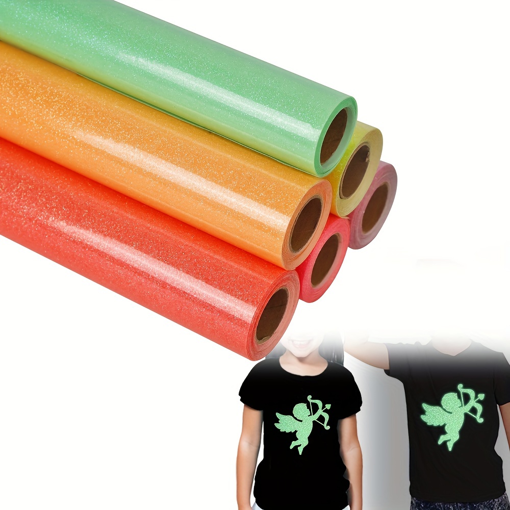 Heat Transfer Vinyl Roll - Vinil Termocolante Glitter HTV em Rolos