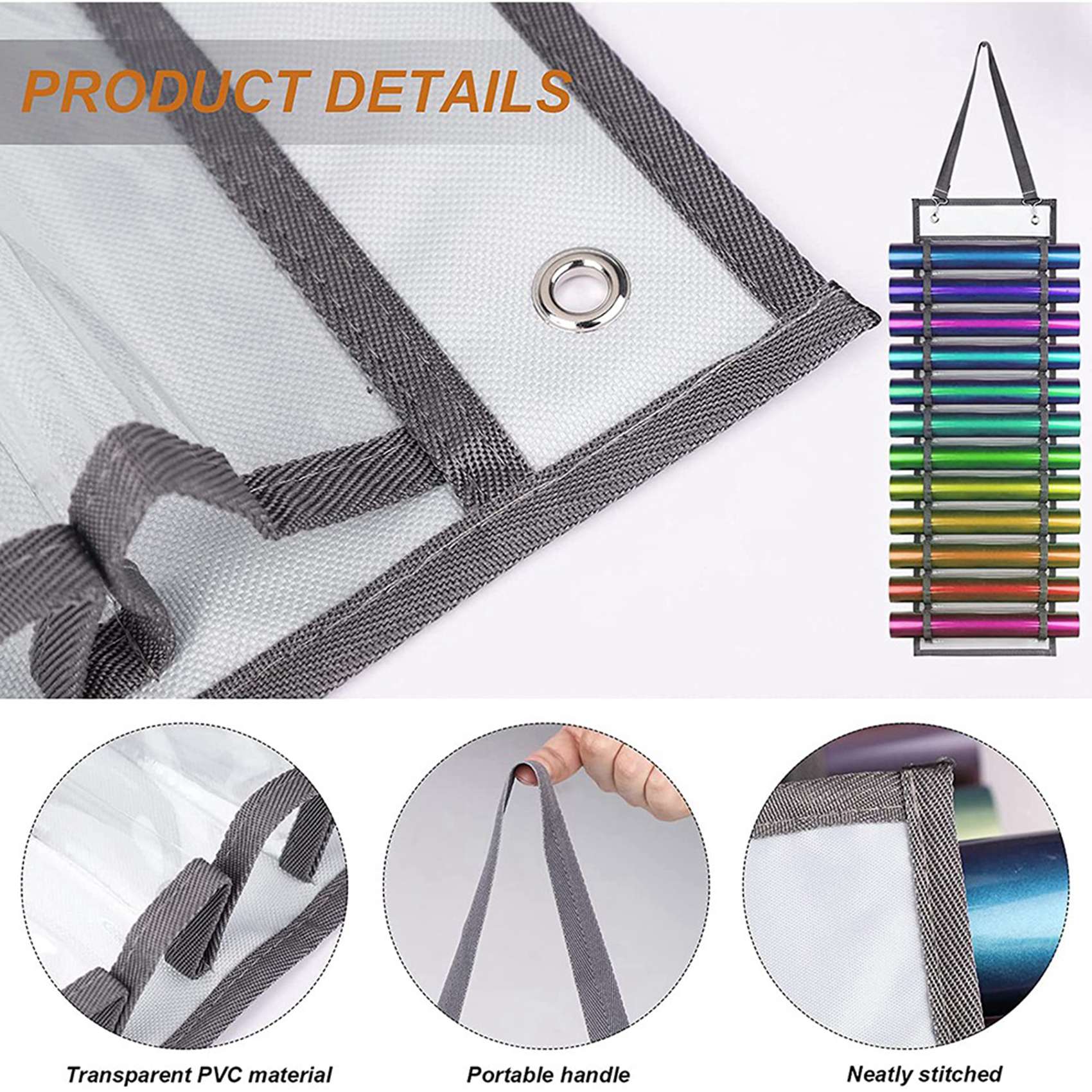 Heat Transfer Vinyl Roll - Rack de armazenamento de vinil AC23-2X,