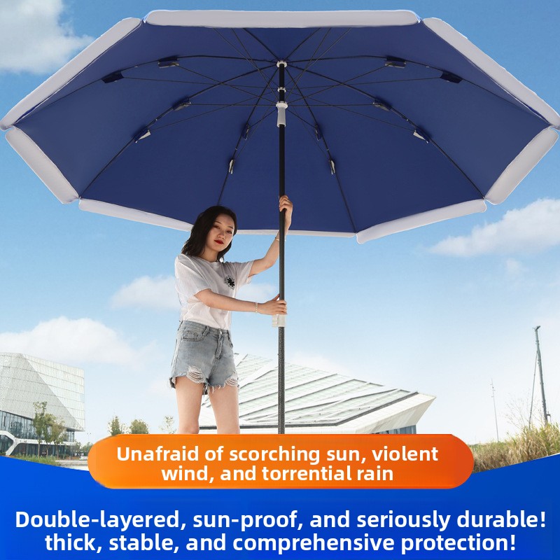 Commercial Printing Market - Guarda-chuva Redondo Extragrande para Exterior, Abrigo