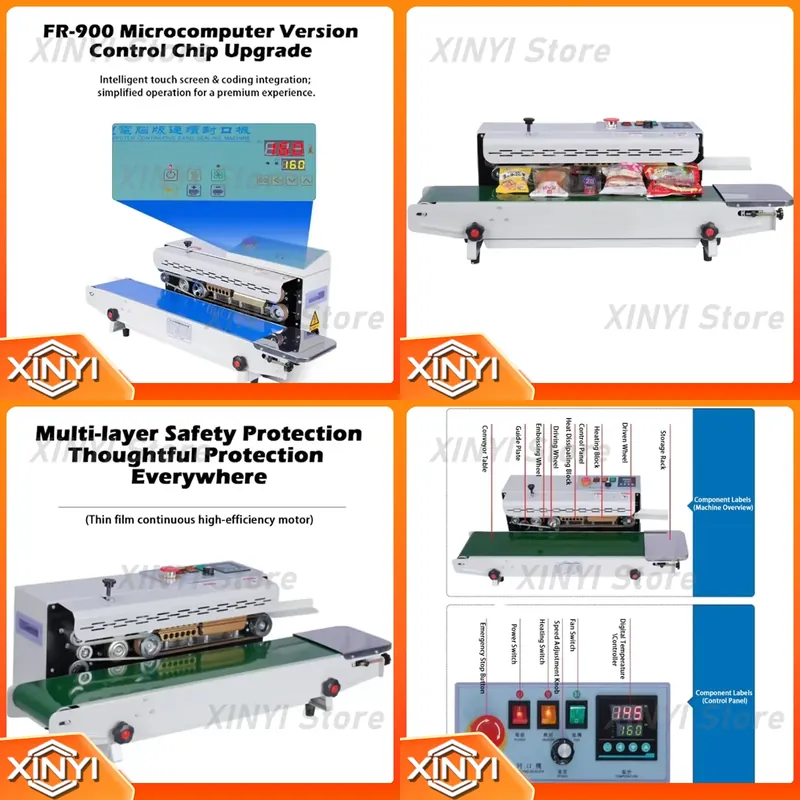 Commercial Printing And Packaging - Máquina de Selagem Contínua para Sacos