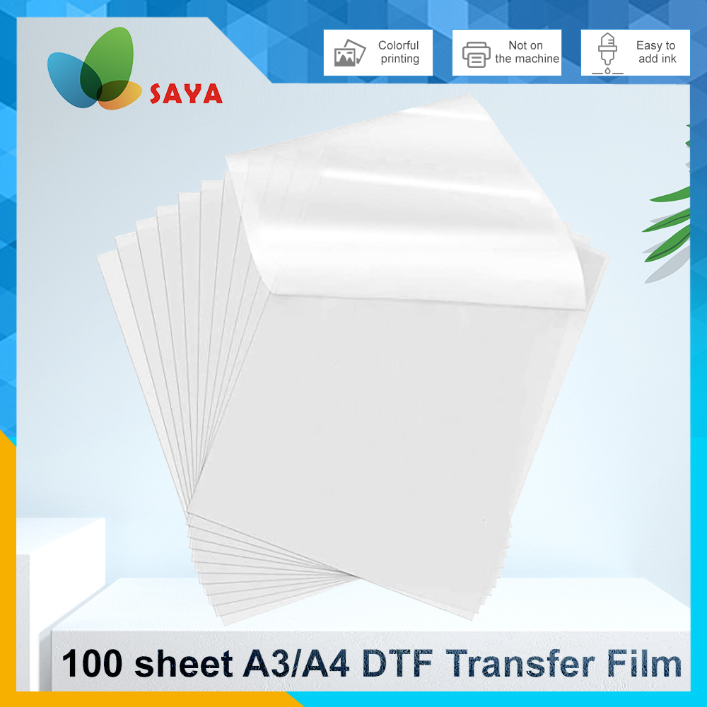 Commercial Printing Paper - 50/100 Folhas de Filme DTF A3/A4,
