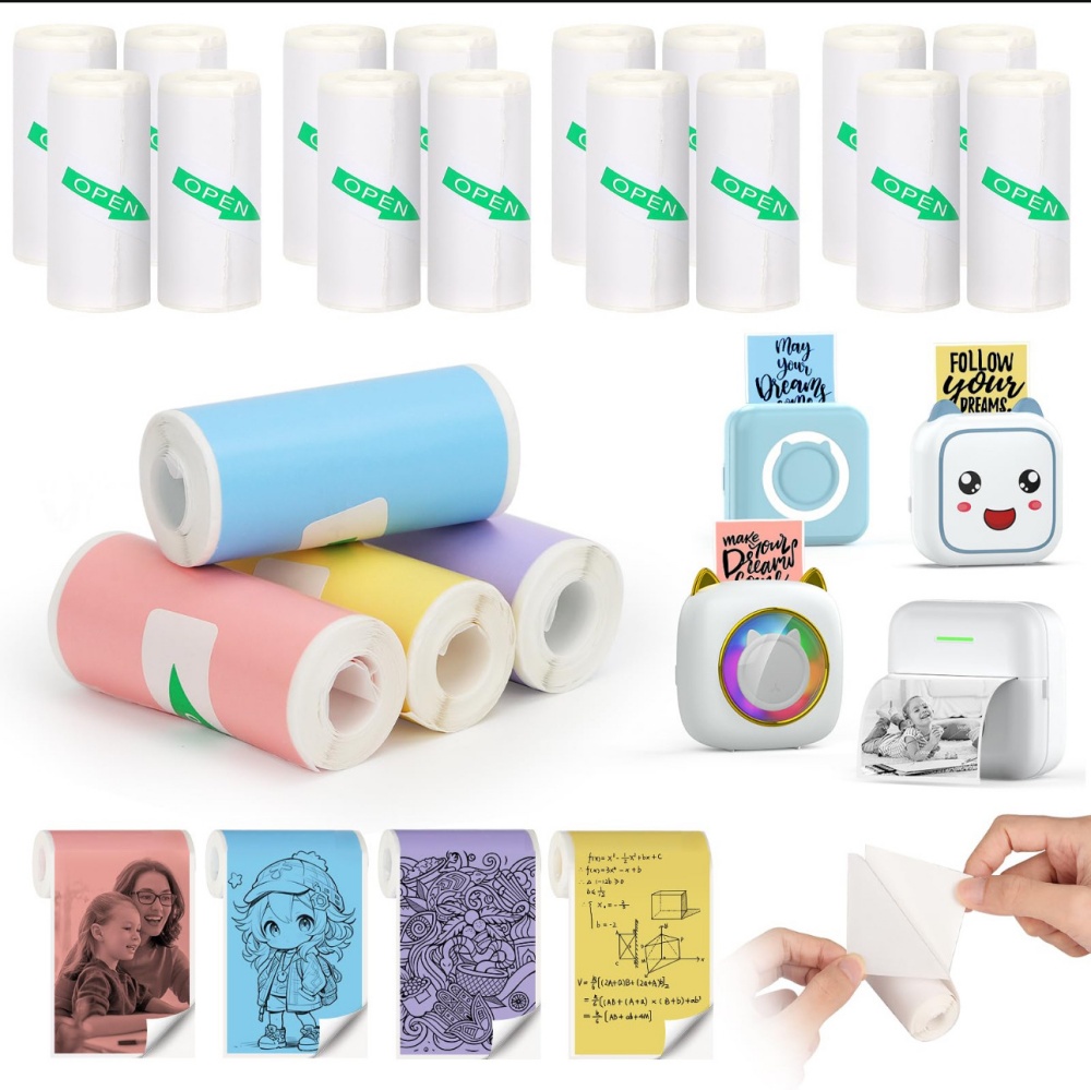 Mini impressão de papel térmic - Heat Transfer Vinyl Roll avaliação e preço